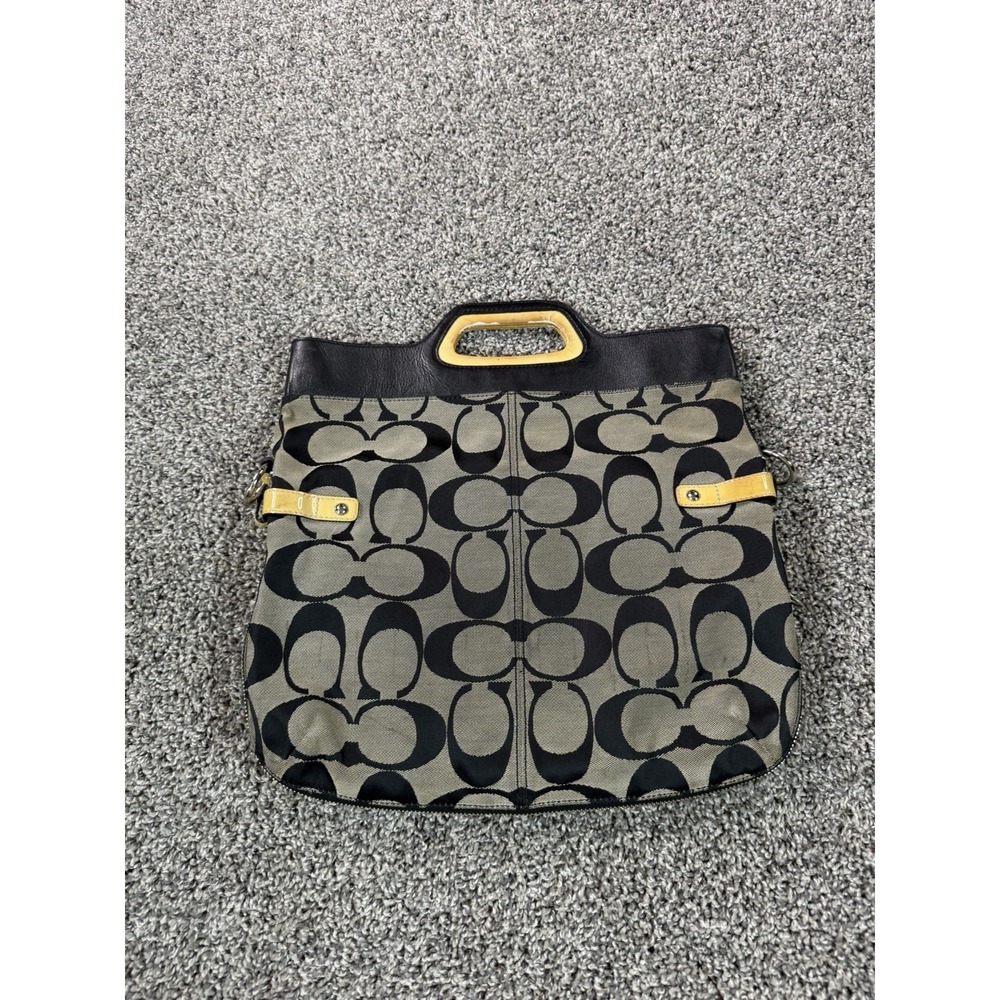 Vintage Y2K Coach Bonnie Signature Logo Fold Over Bag